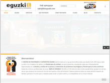 Tablet Screenshot of fisioeguzki.com